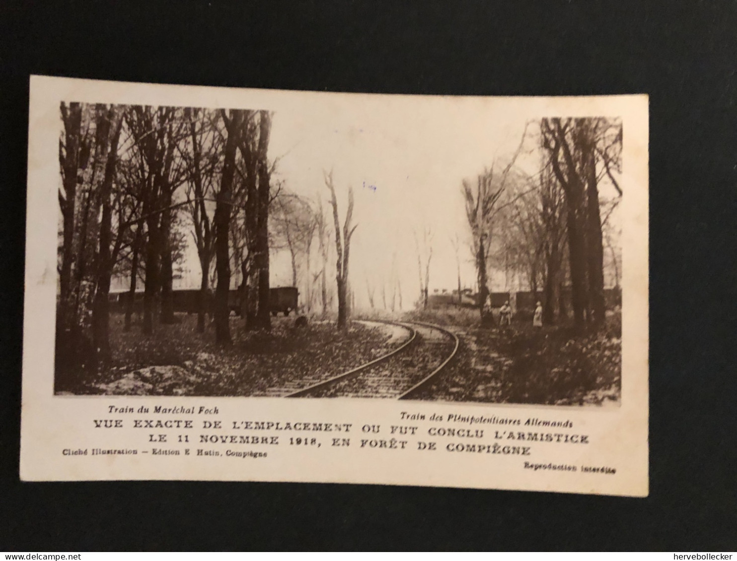 Compiègne - Forêt De Compiègne - Vue Exacte Ou Fût Conclu L'Armistice 11 Novembre 1918 - 60 - Compiegne