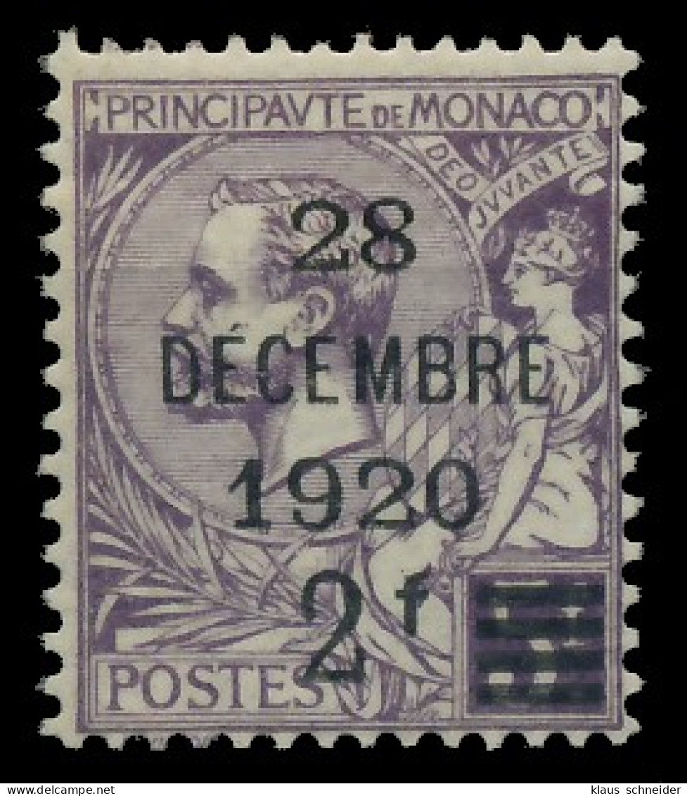 MONACO 1921 Nr 48 Ungebraucht X3AD6AE - Other & Unclassified