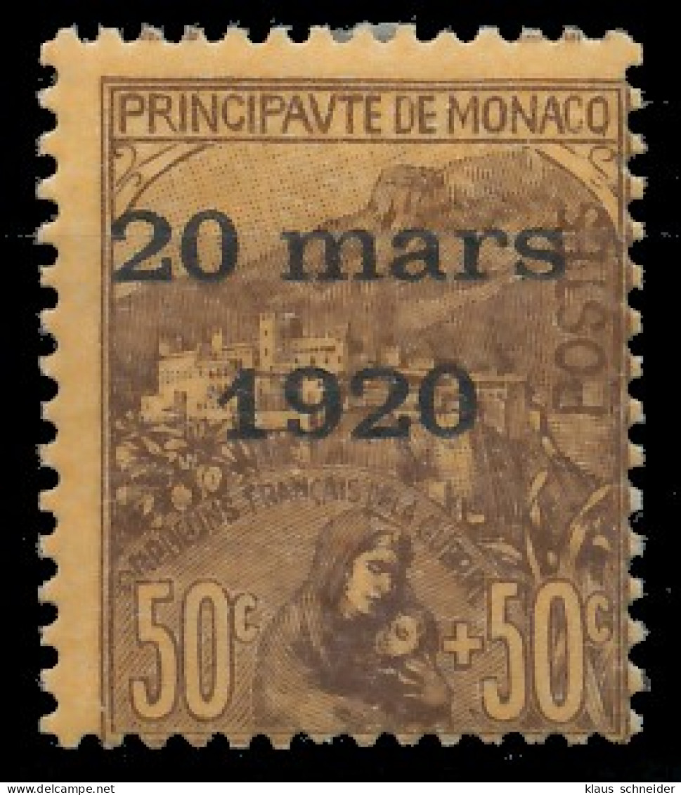 MONACO 1920 Nr 41 Ungebraucht X3AD75A - Andere & Zonder Classificatie