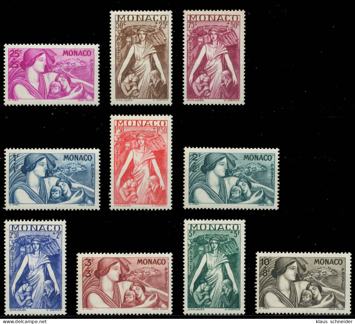 MONACO 1941 Nr 247-256 Ungebraucht X3AD9EE - Other & Unclassified