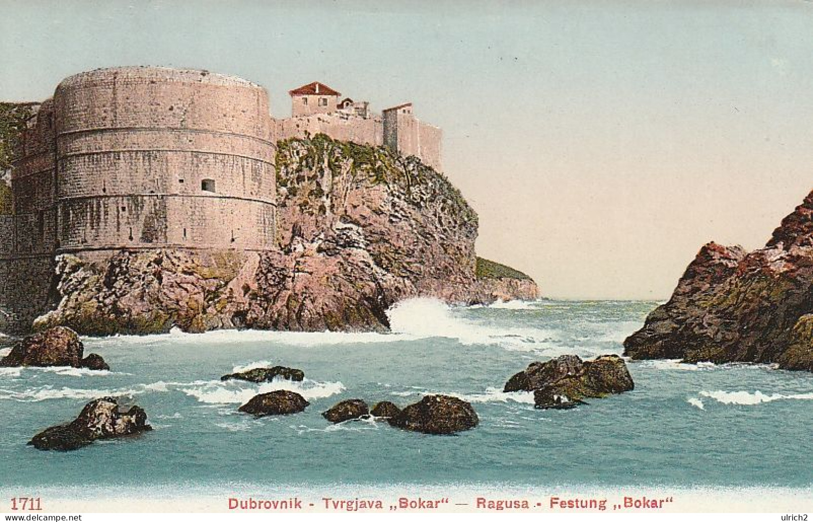AK Dubrovnik - Ragusa - Tvrgjava Bokar - Festung Bokar - Ca. 1910  (69477) - Croatie