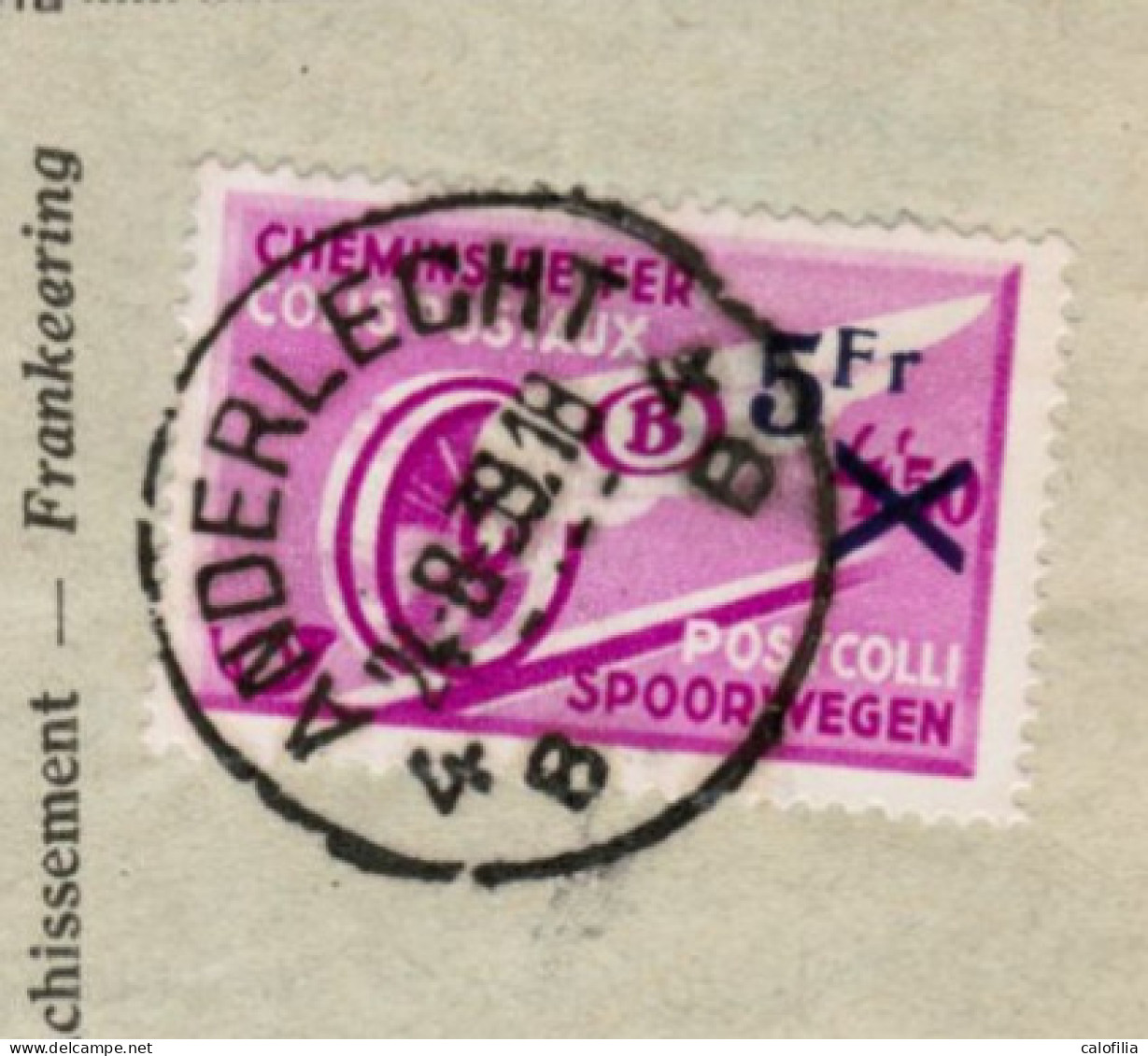 Fragment Bulletin D'expedition, Obliterations Centrale Nettes, ANDERLECHT 4 - Used
