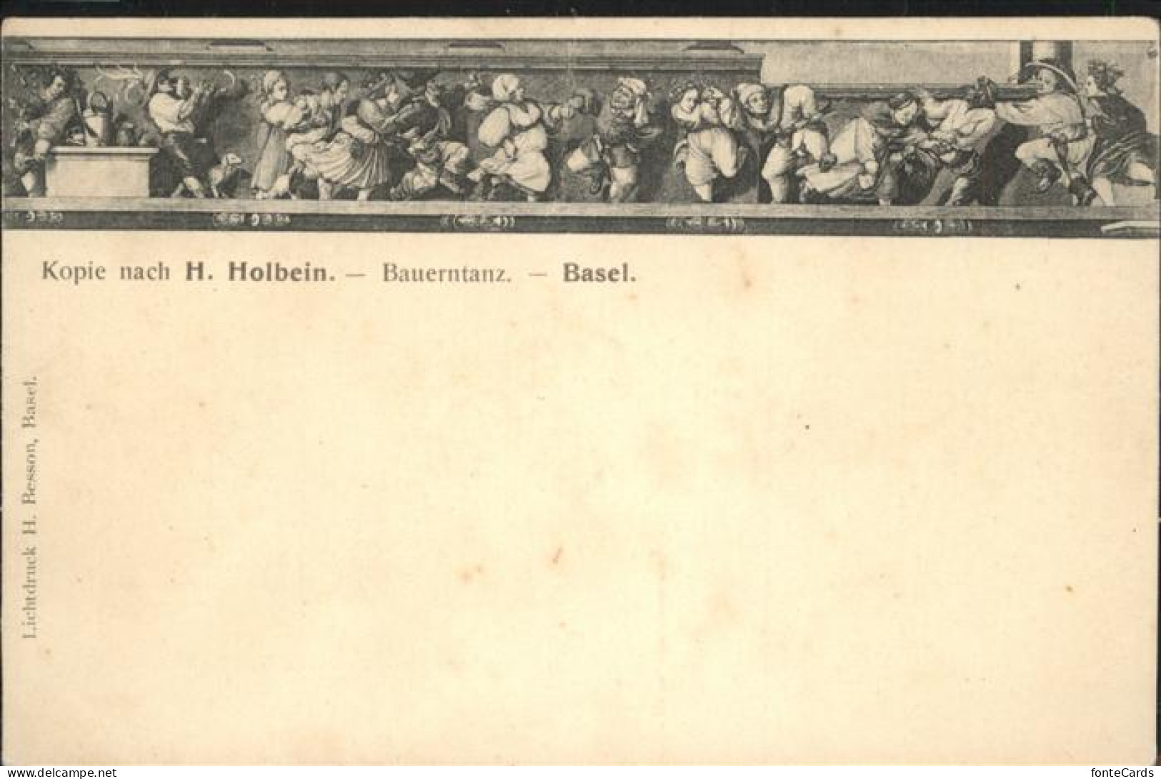 11113562 Basel_BS Bauerntanz Kopie H. Holbein - Autres & Non Classés