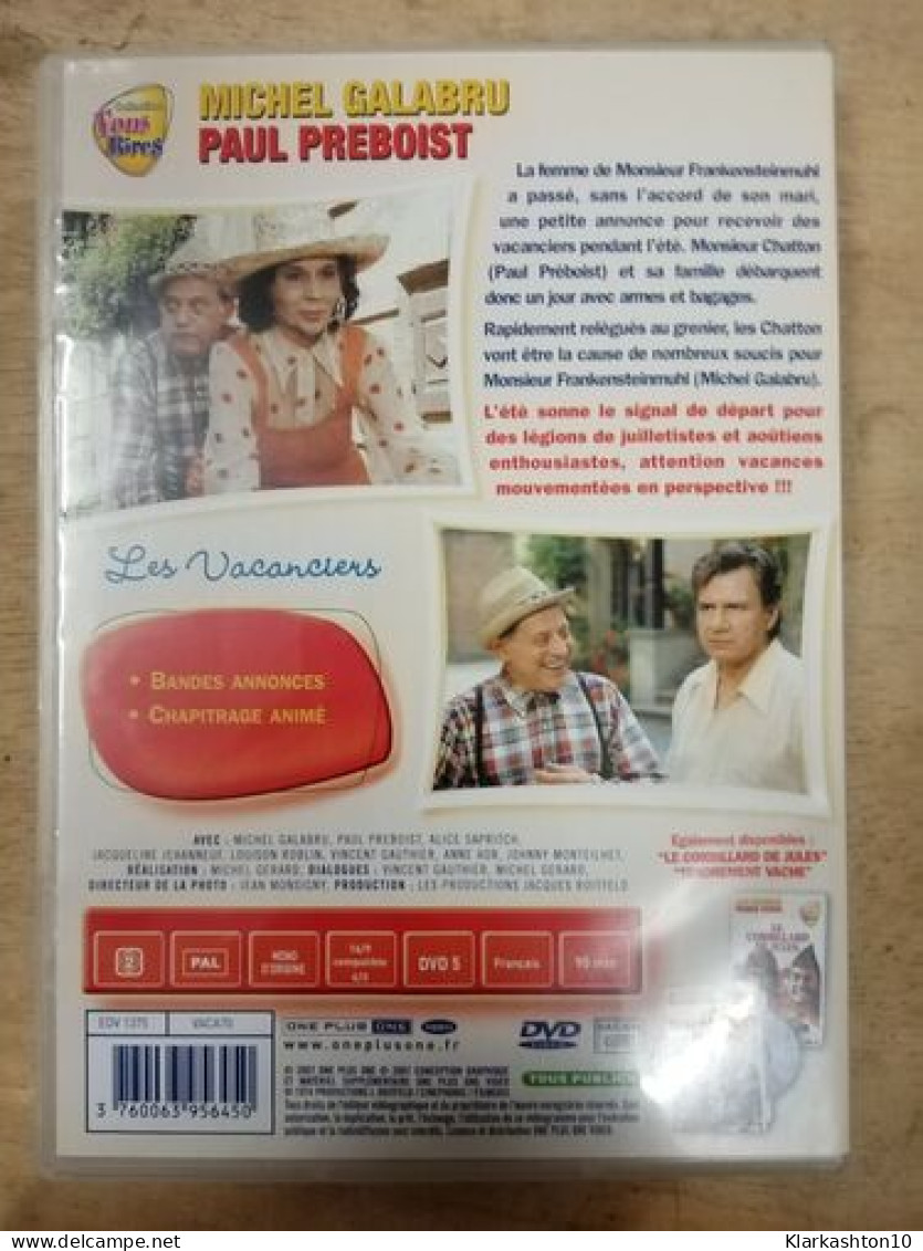 DVD Film - Les Vacancier - - Andere & Zonder Classificatie