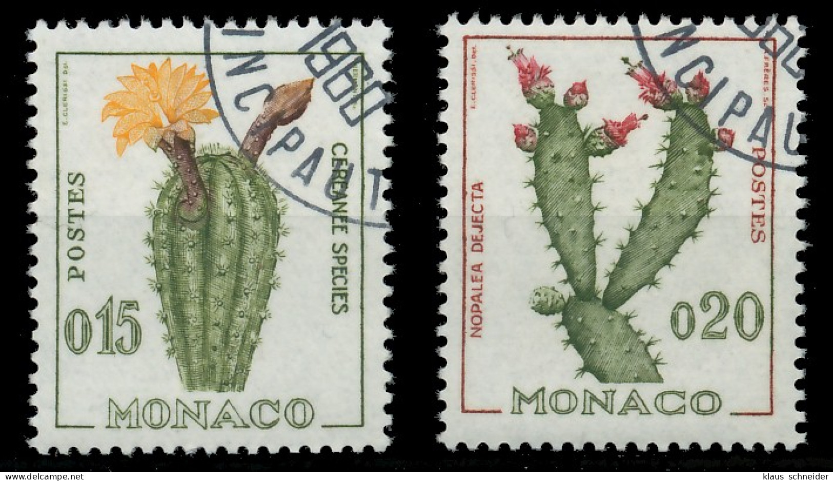 MONACO 1960 Nr 649-650 Gestempelt X3B38D6 - Other & Unclassified