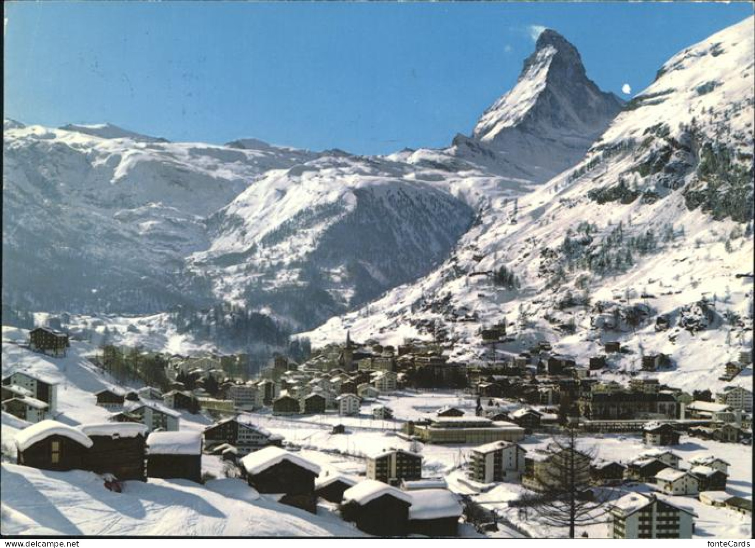 11113532 Zermatt_VS Gesamtansicht Matterhorn - Autres & Non Classés