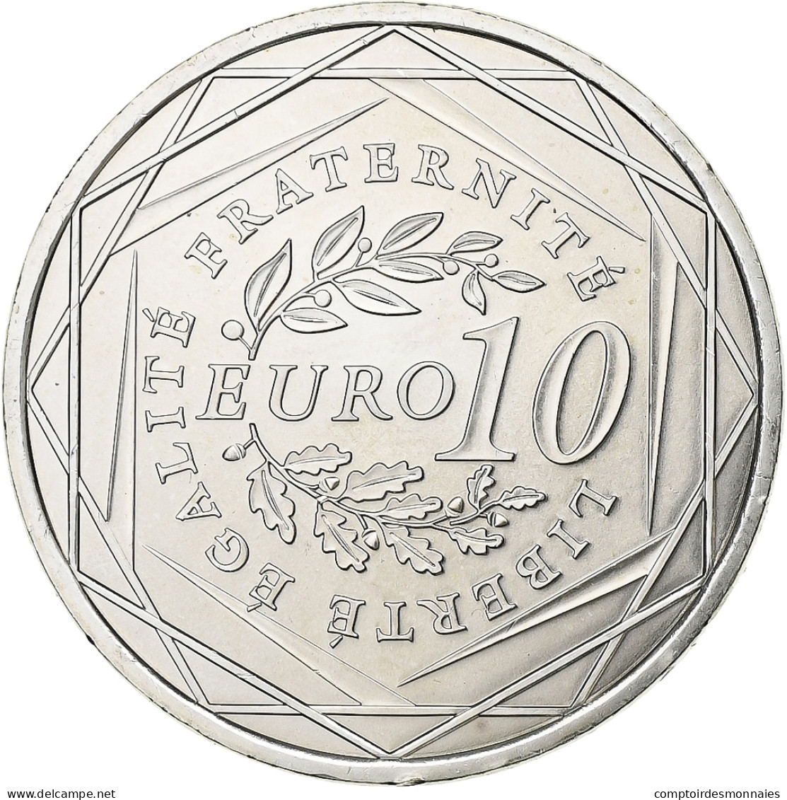 France, 10 Euro, 2009, Argent, FDC, Gadoury:EU337, KM:1580 - France