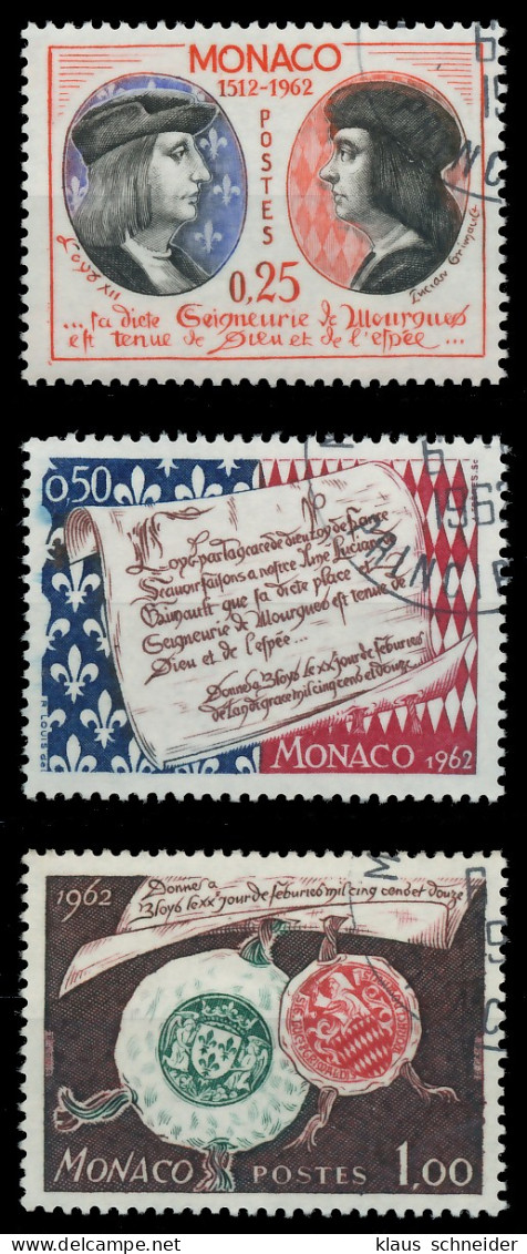 MONACO 1962 Nr 689-691 Gestempelt X3B5BDE - Altri & Non Classificati