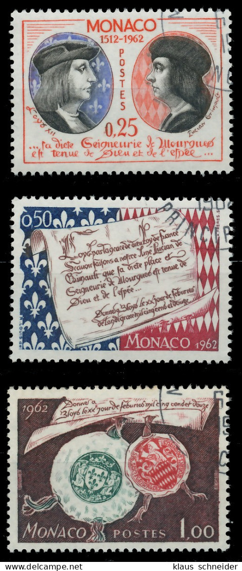 MONACO 1962 Nr 689-691 Gestempelt X3B5BD6 - Used Stamps