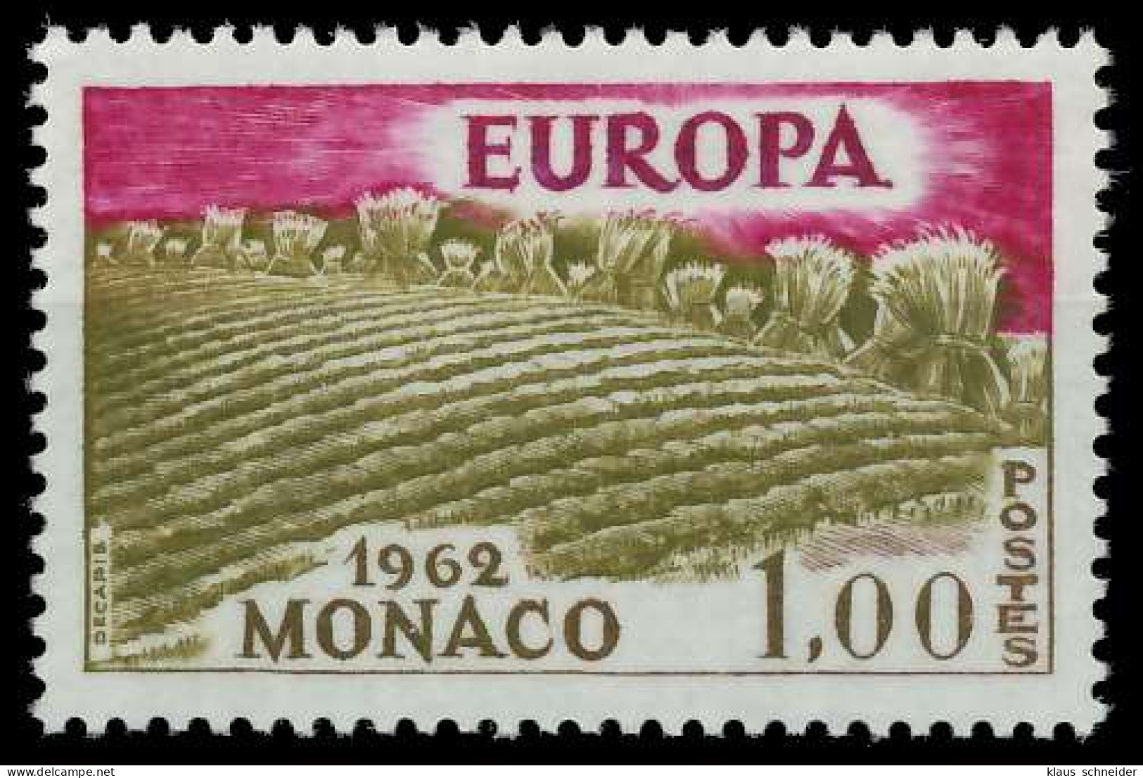 MONACO 1962 Nr 697 Postfrisch SF0C1D6 - Unused Stamps