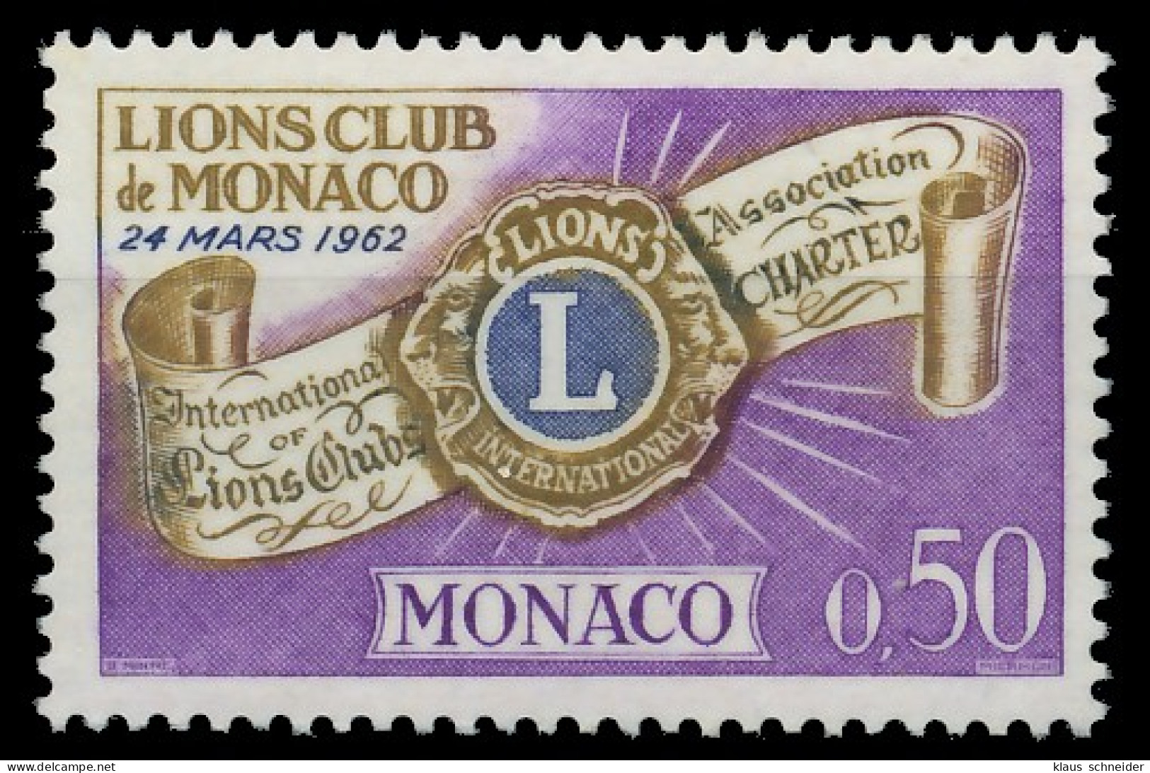 MONACO 1962 Nr 729 Postfrisch SF0C4CA - Sonstige & Ohne Zuordnung