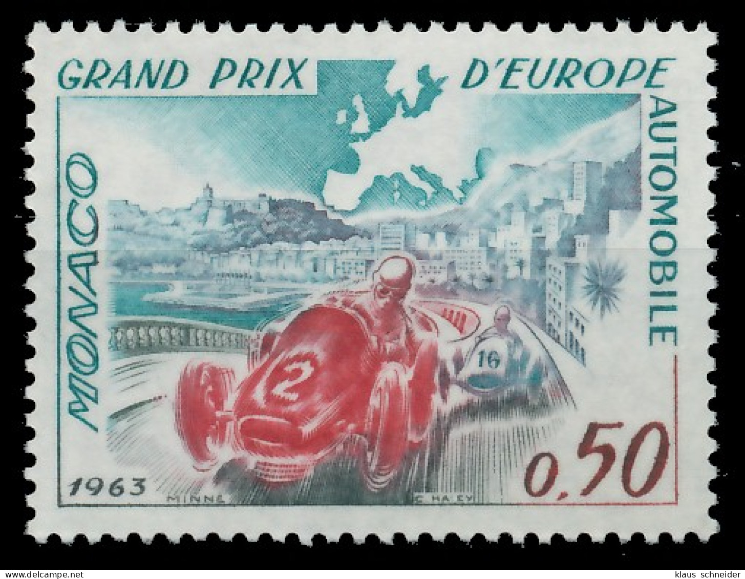 MONACO 1962 Nr 728 Postfrisch SF0C4C6 - Other & Unclassified