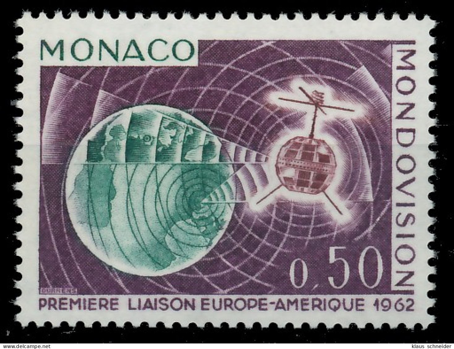 MONACO 1962 Nr 731 Postfrisch SF0C4FA - Autres & Non Classés