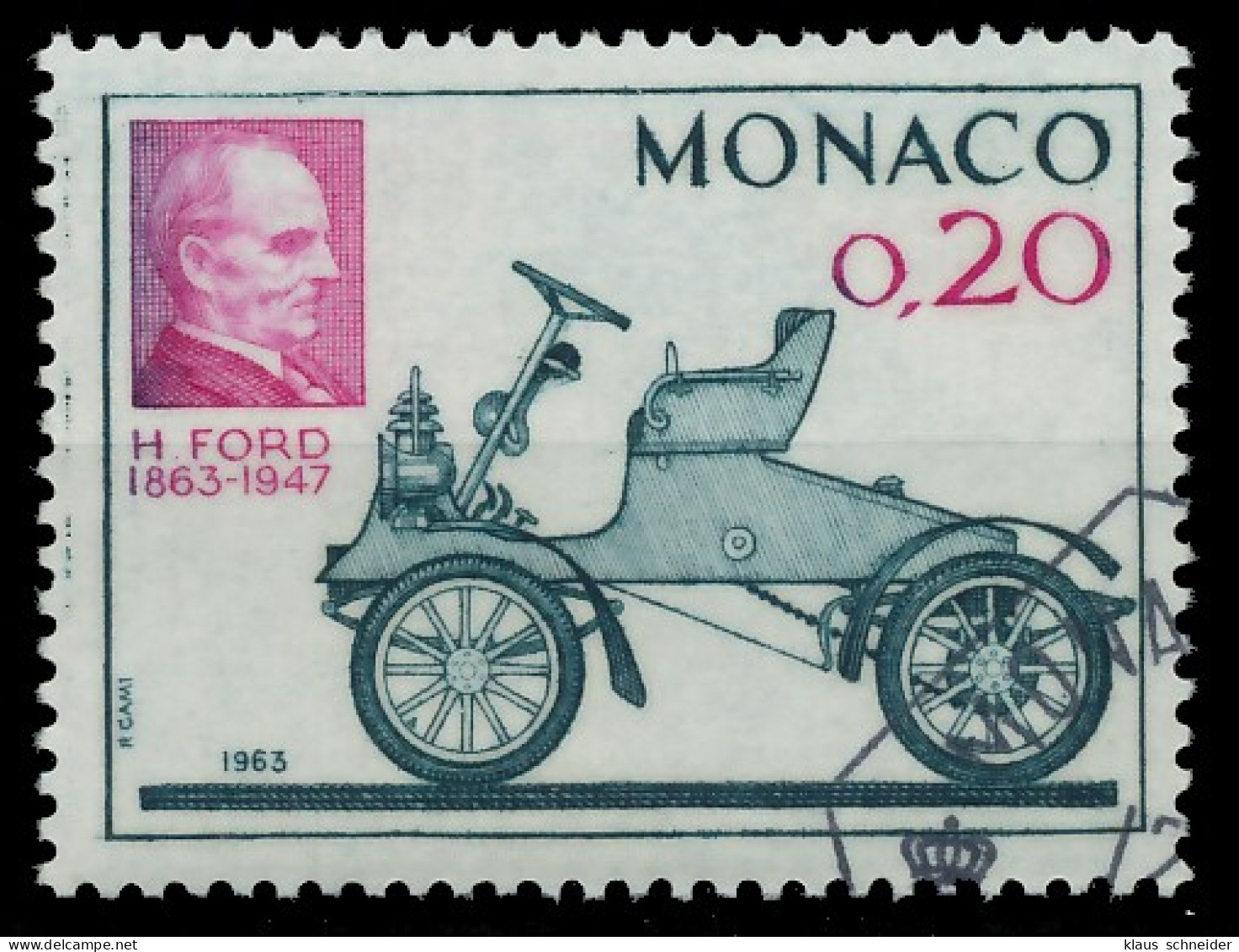 MONACO 1963 Nr 735 Gestempelt X3B60CA - Other & Unclassified