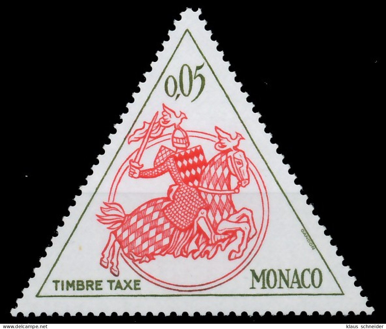 MONACO PORTOMARKEN Nr 67 Postfrisch X3BA50A - Postage Due