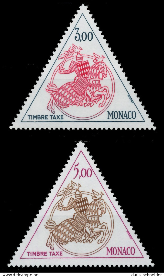 MONACO PORTOMARKEN Nr 77-78 Postfrisch SF1134A - Segnatasse