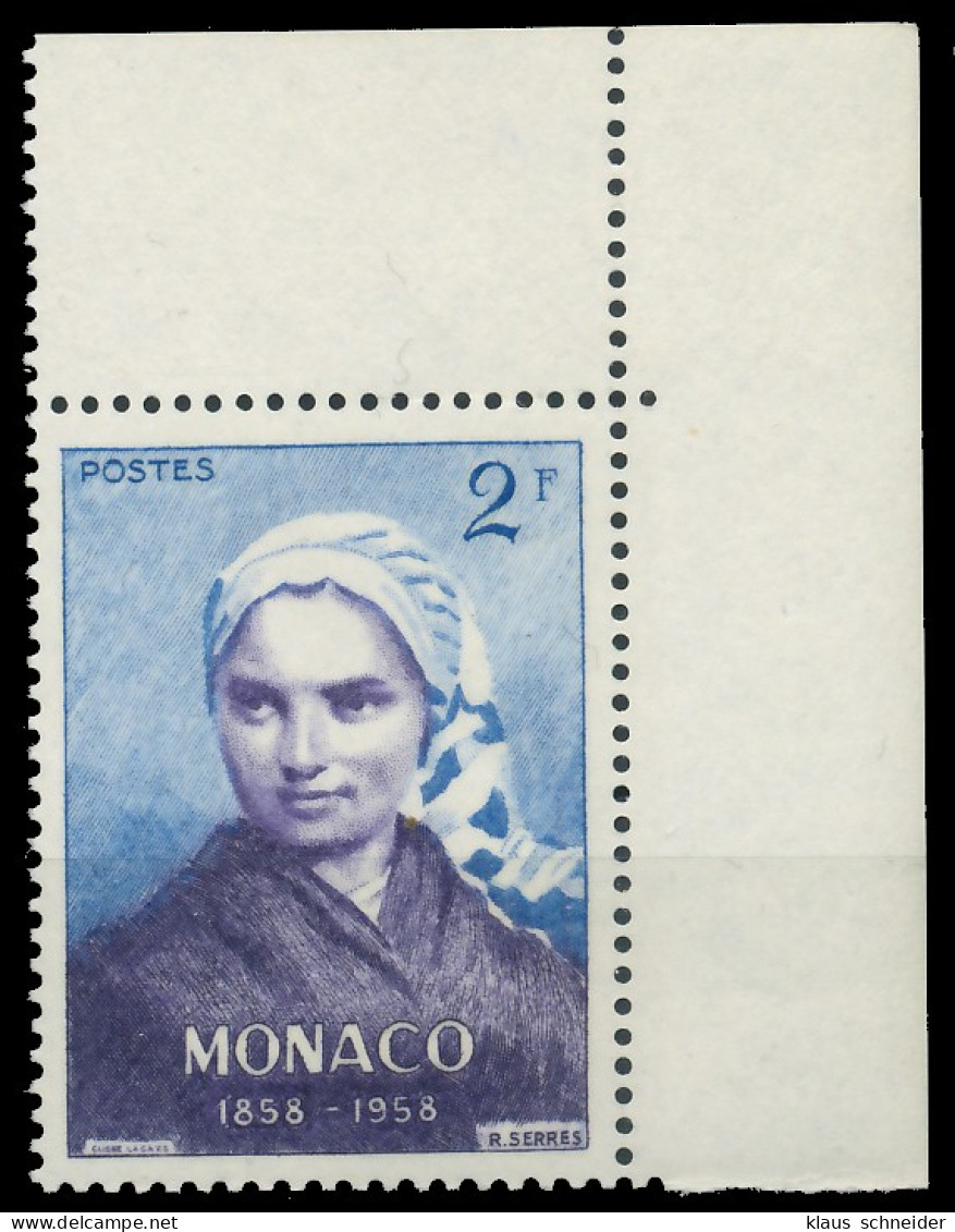 MONACO 1958 Nr 591 Postfrisch ECKE-ORE X3BA6EA - Neufs