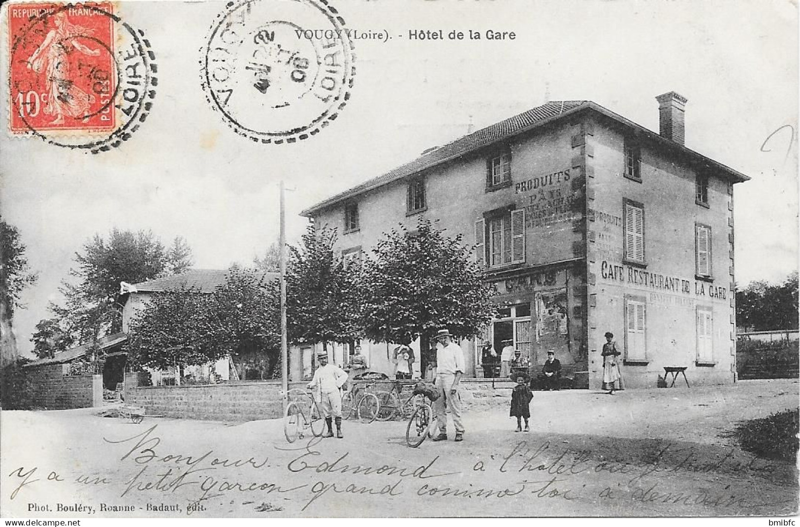 VOUGY - Hôtel De La Gare - Autres & Non Classés