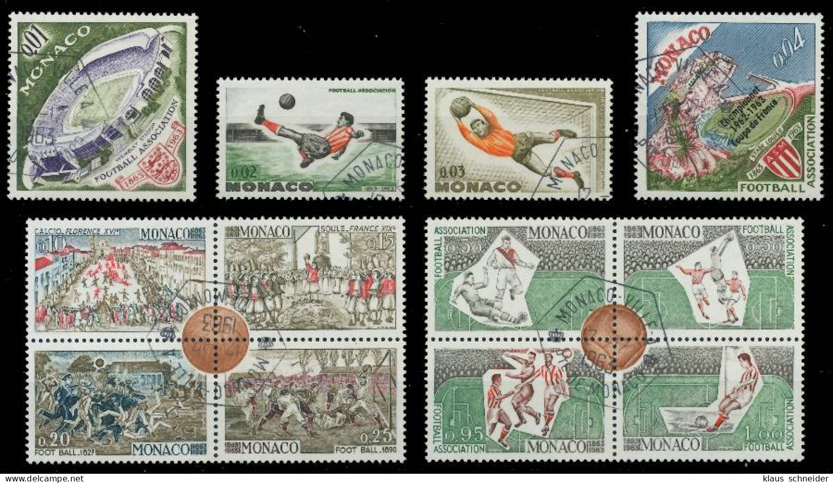 MONACO 1963 Nr 744-755VB Gestempelt X3EEF6E - Used Stamps