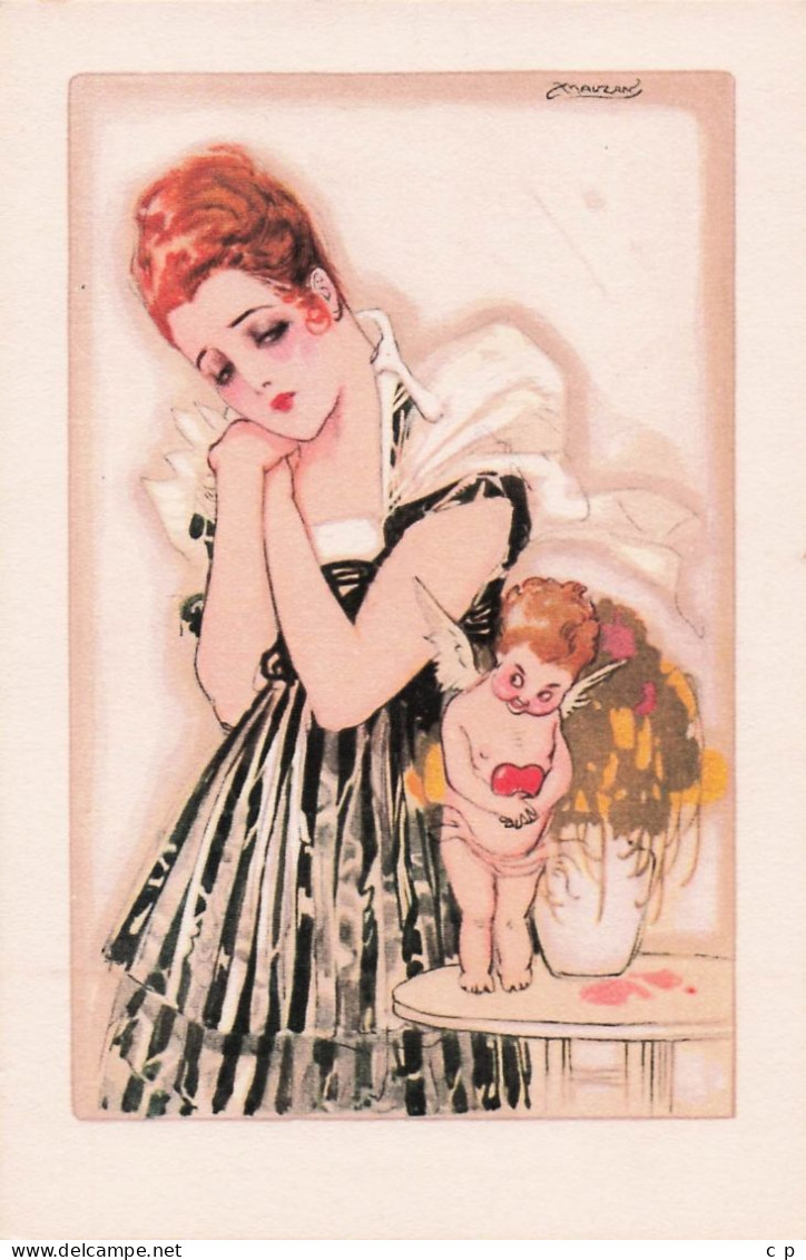 Mauzan -  Serie De 5 Cartes  -  Femmes Et Angelots - Illustrateur -  Superbe - Neuf - CPA °J - Mauzan, L.A.