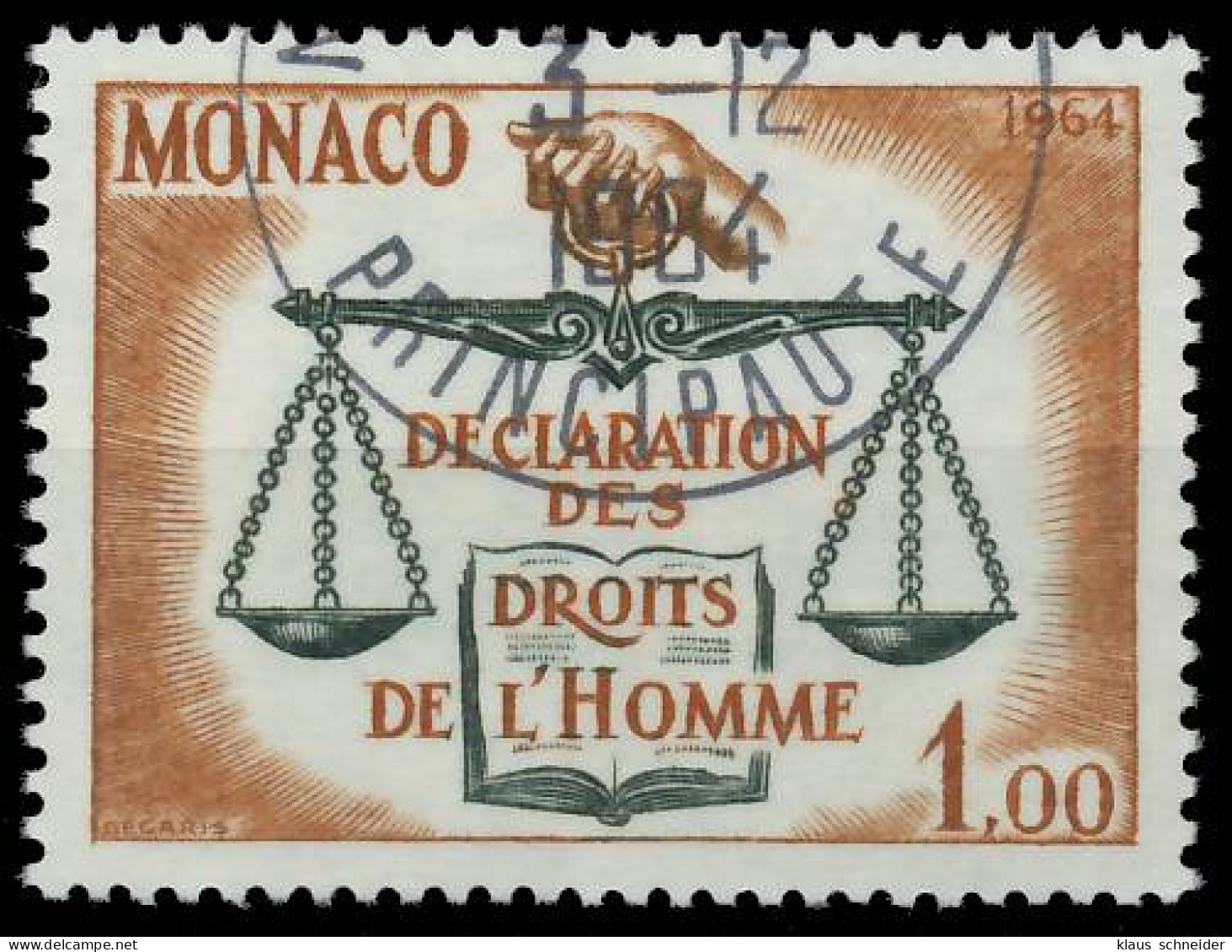 MONACO 1964 Nr 792 Gestempelt X3F97C2 - Used Stamps