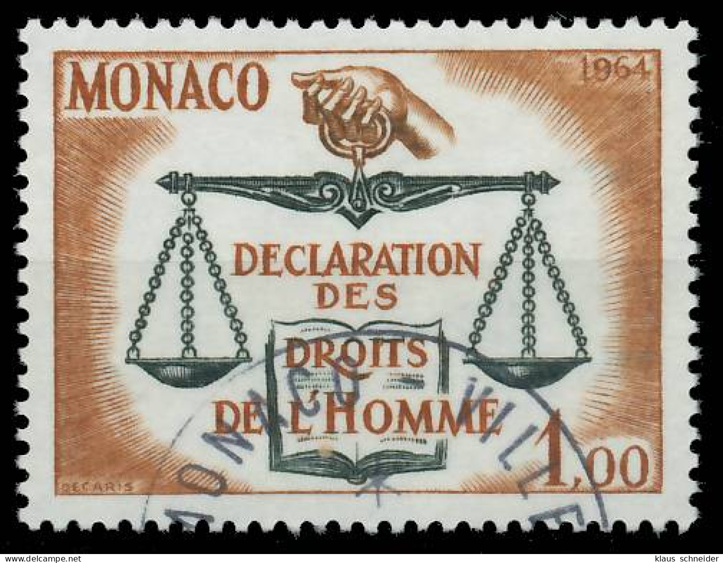 MONACO 1964 Nr 792 Gestempelt X3F97BE - Used Stamps