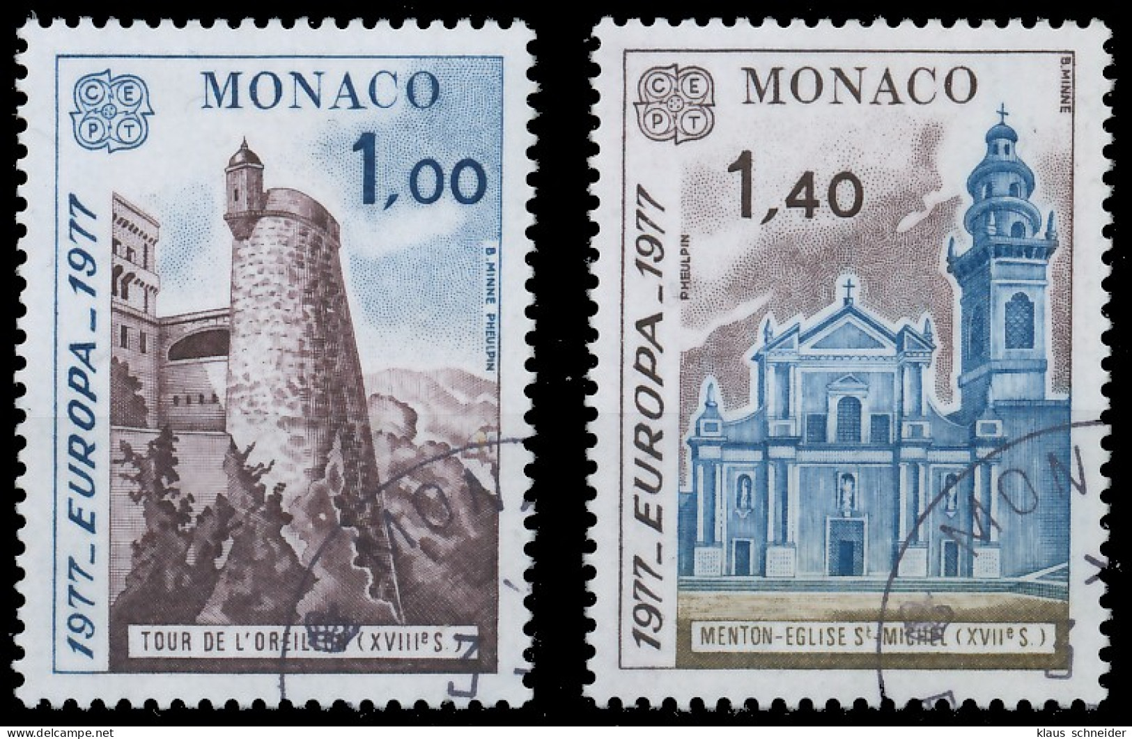 MONACO 1977 Nr 1273-1274 Gestempelt X55D0FE - Gebraucht