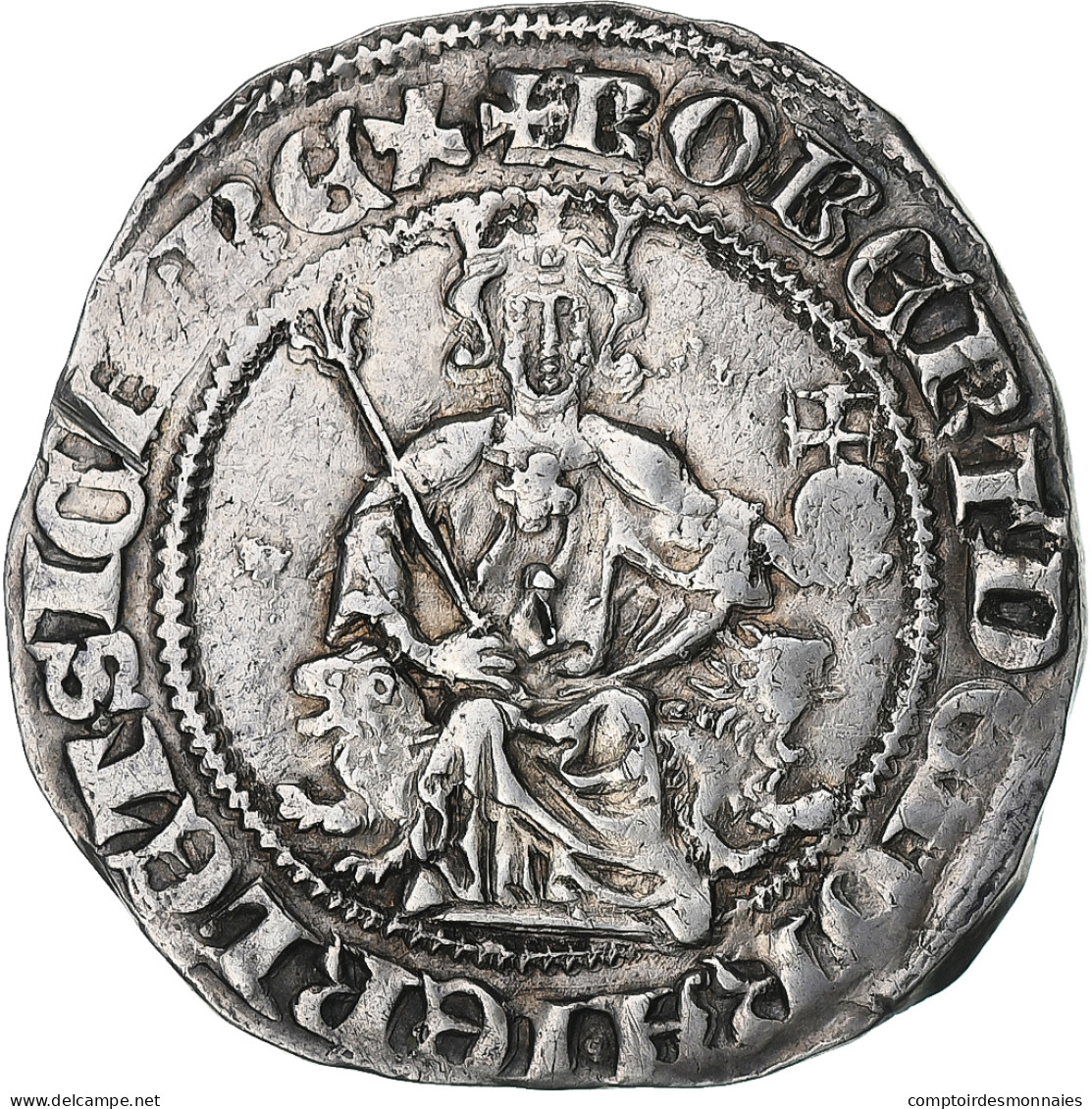 Royaume De Naples, Robert D'Anjou, Carlin, 1309-1343, Naples, Argent - Neapel & Sizilien