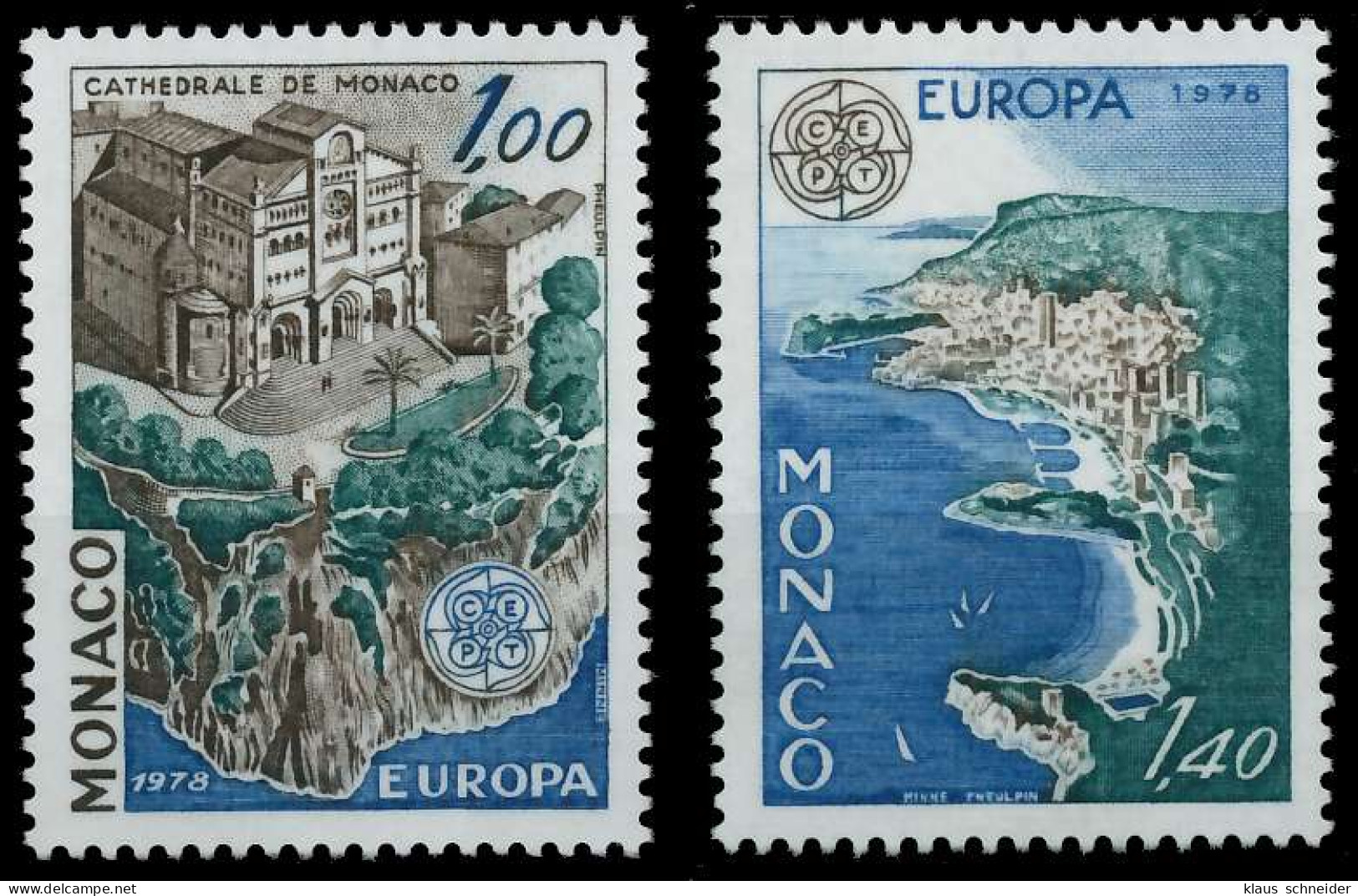 MONACO 1978 Nr 1319-1320 Postfrisch S1A7B1E - Unused Stamps