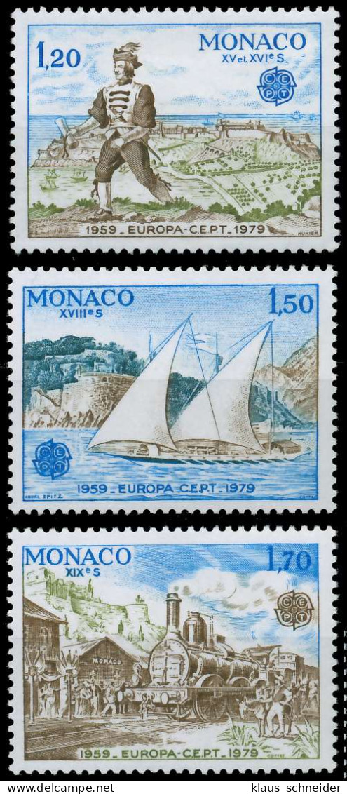 MONACO 1979 Nr 1375-1377 Postfrisch S1B2F1A - Unused Stamps