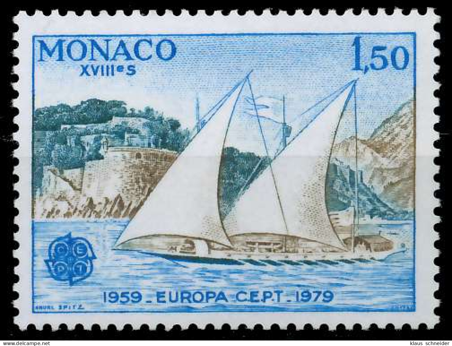 MONACO 1979 Nr 1376 Postfrisch X58D3AE - Ungebraucht