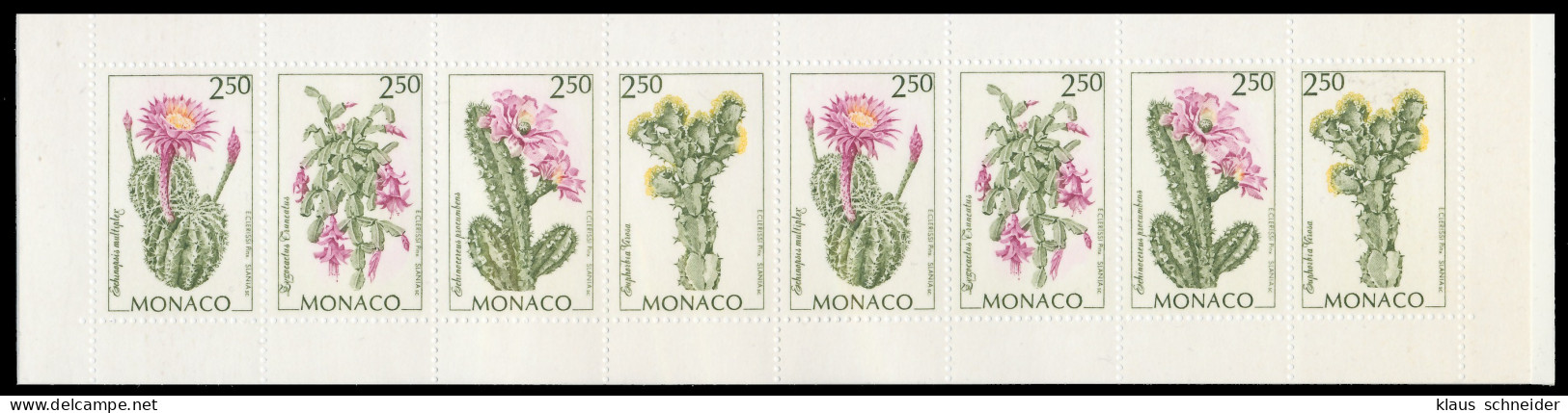 MONACO MARKENHEFTCHEN Nr MH9 Postfrisch S1CB006 - Postzegelboekjes