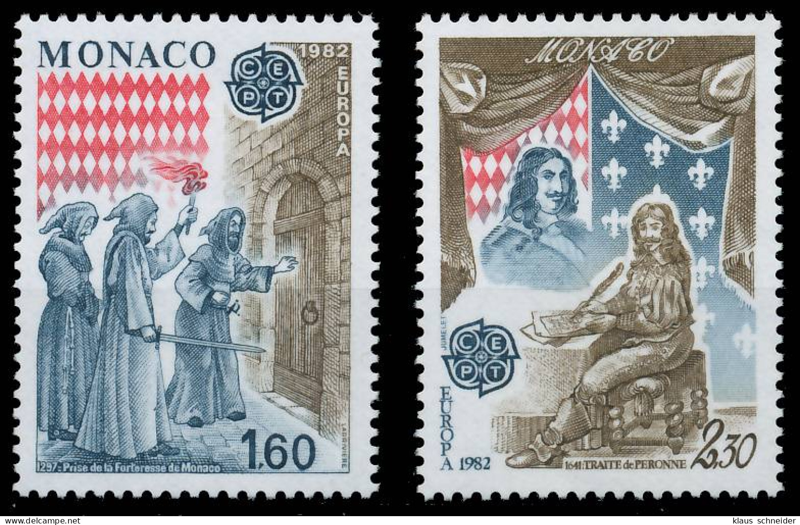 MONACO 1982 Nr 1526-1527 Postfrisch S1E4EDA - Nuevos