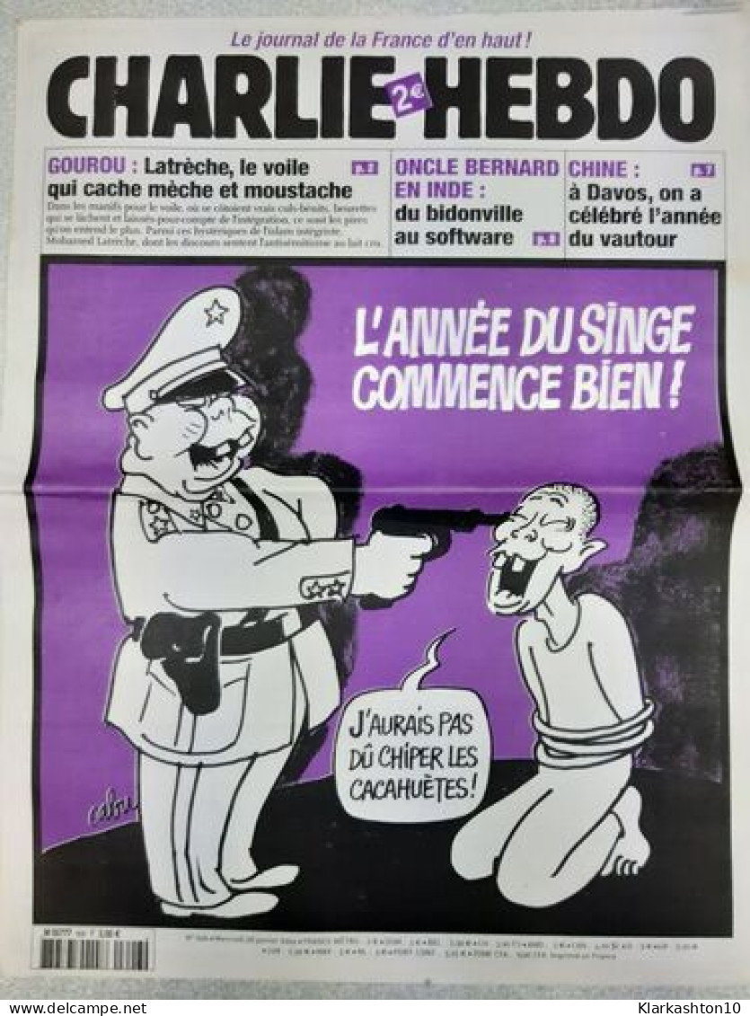 Revue Charlie Hebdo N° 606 - Unclassified