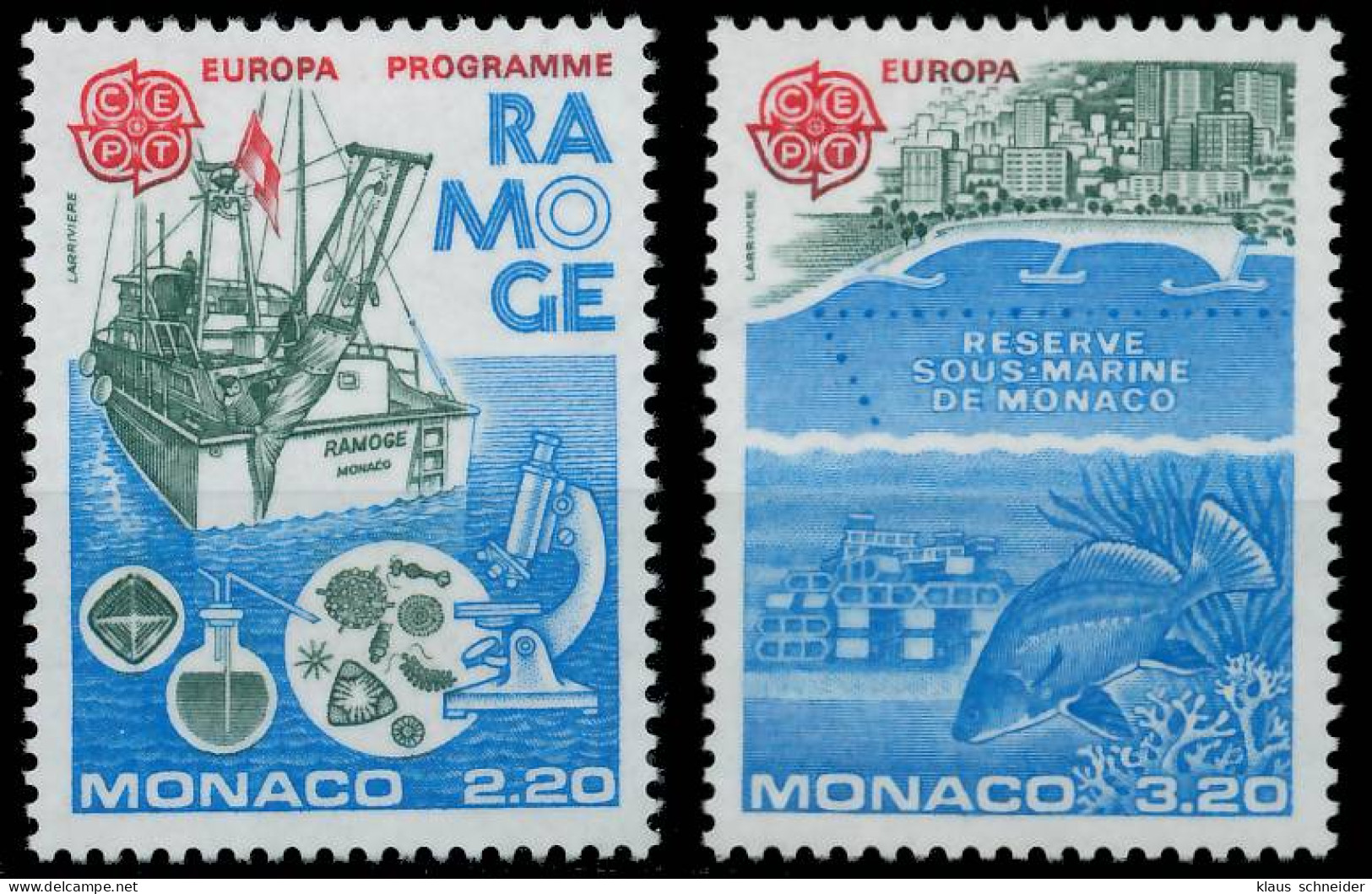 MONACO 1986 Nr 1746-1747 Postfrisch X5C61E2 - Nuevos