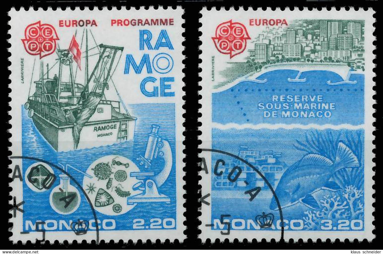MONACO 1986 Nr 1746-1747 Gestempelt X5C61EE - Used Stamps