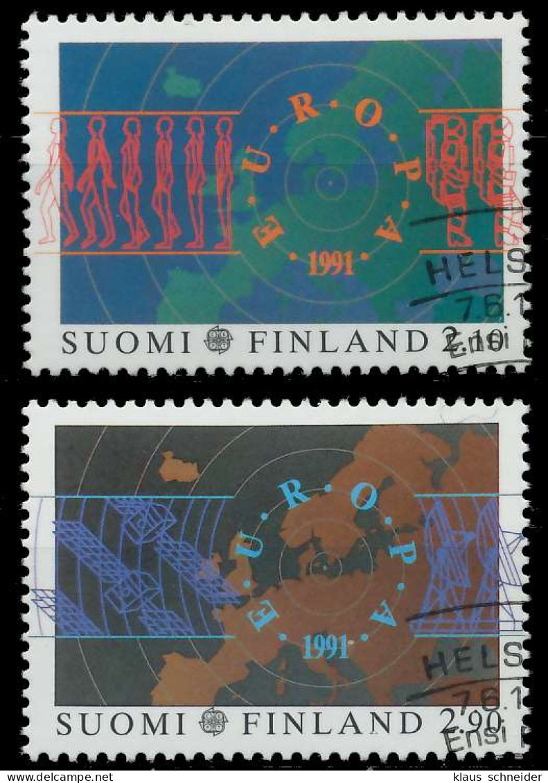 FINNLAND 1991 Nr 1144-1145 Gestempelt X5D309E - Oblitérés