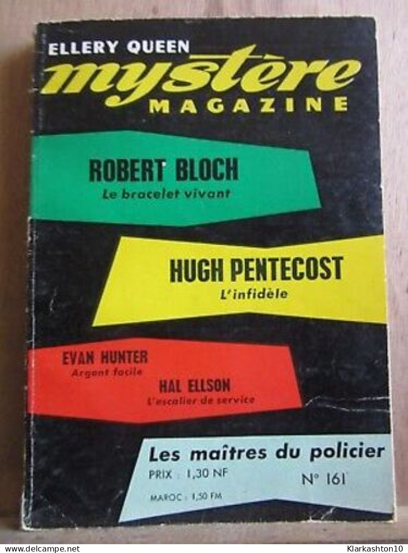 Ellery Queen Mystère Magazine N161 Editions Opta Juin 1961 - Unclassified
