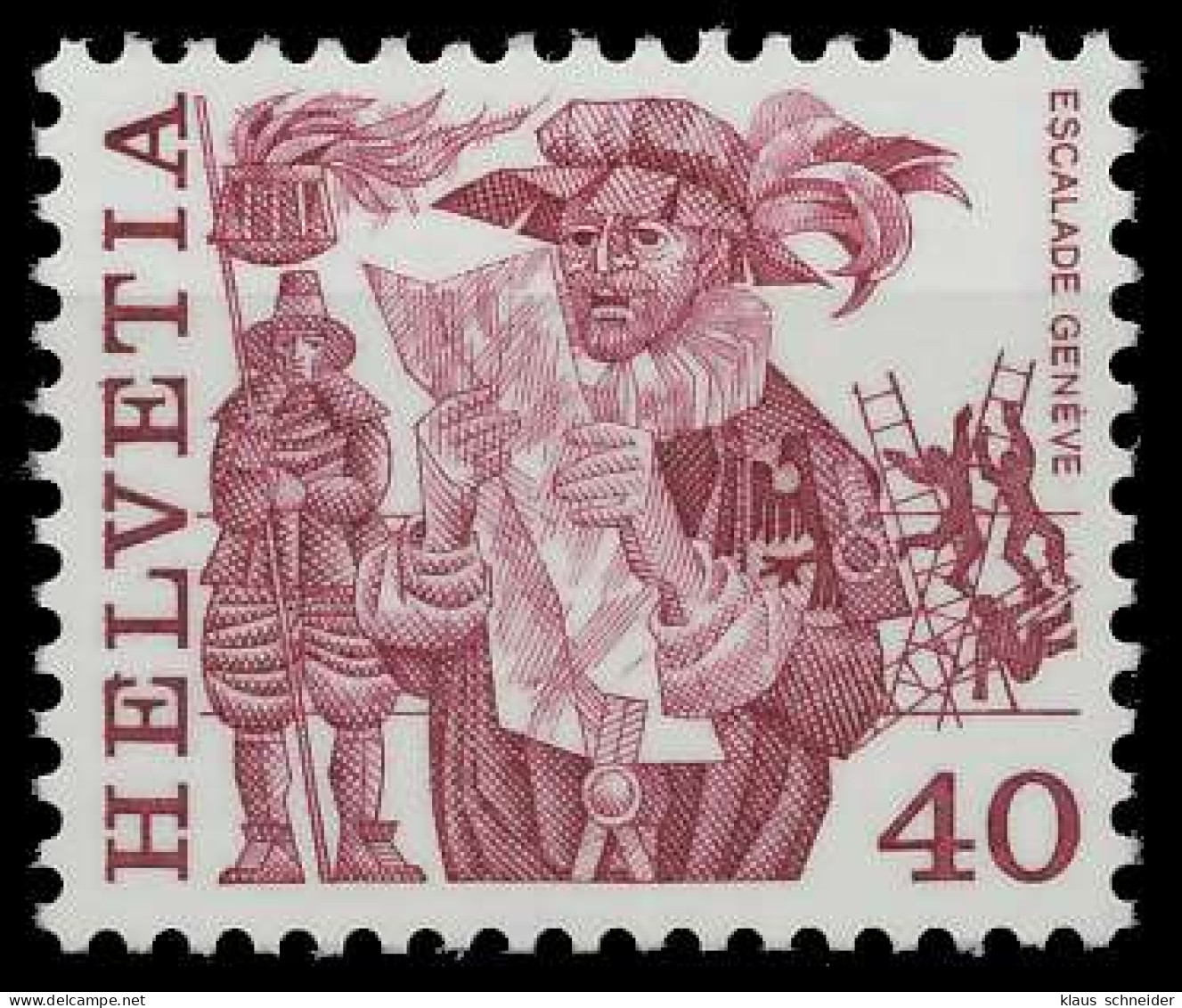 SCHWEIZ 1977 Nr 1104Ax Postfrisch S2D4142 - Unused Stamps