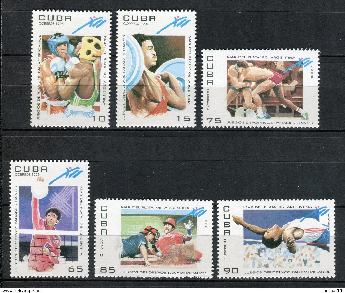 Cuba 1995. Yvert 3422-27 ** MNH. - Unused Stamps