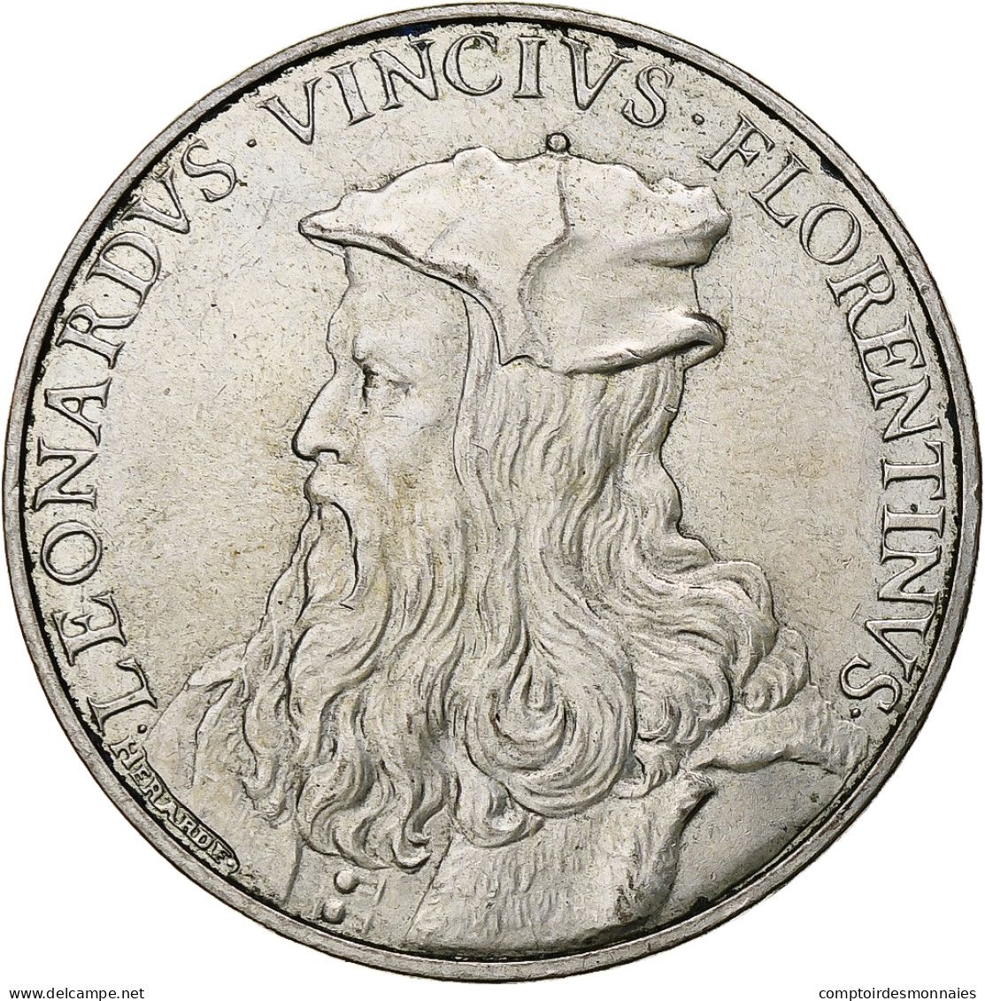 France, 10 Euro, Léonard De Vinci, 2019, Monnaie De Paris, Argent, TTB+ - France