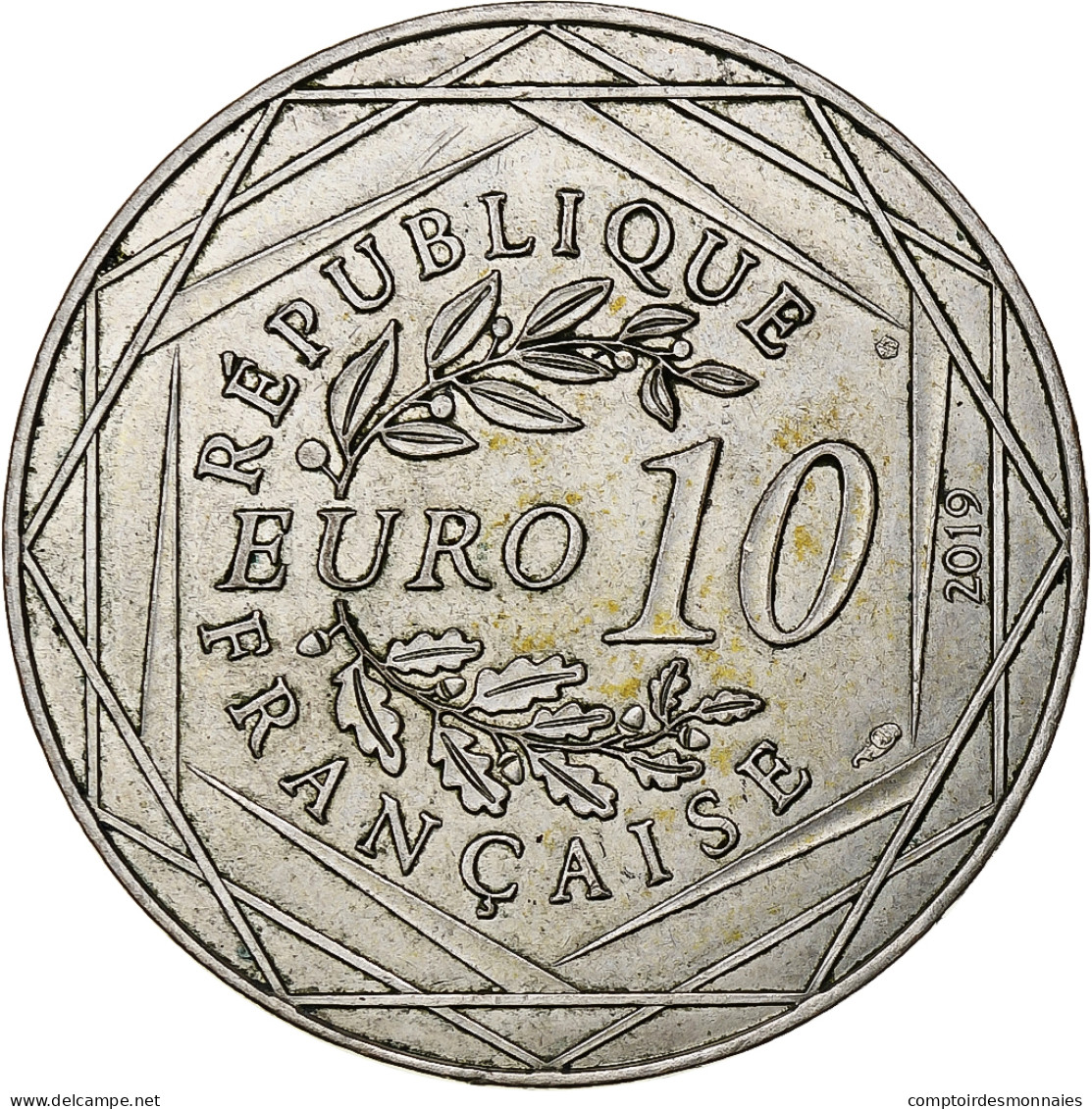 France, 10 Euro, Léonard De Vinci, 2019, Monnaie De Paris, Argent, TTB+ - France