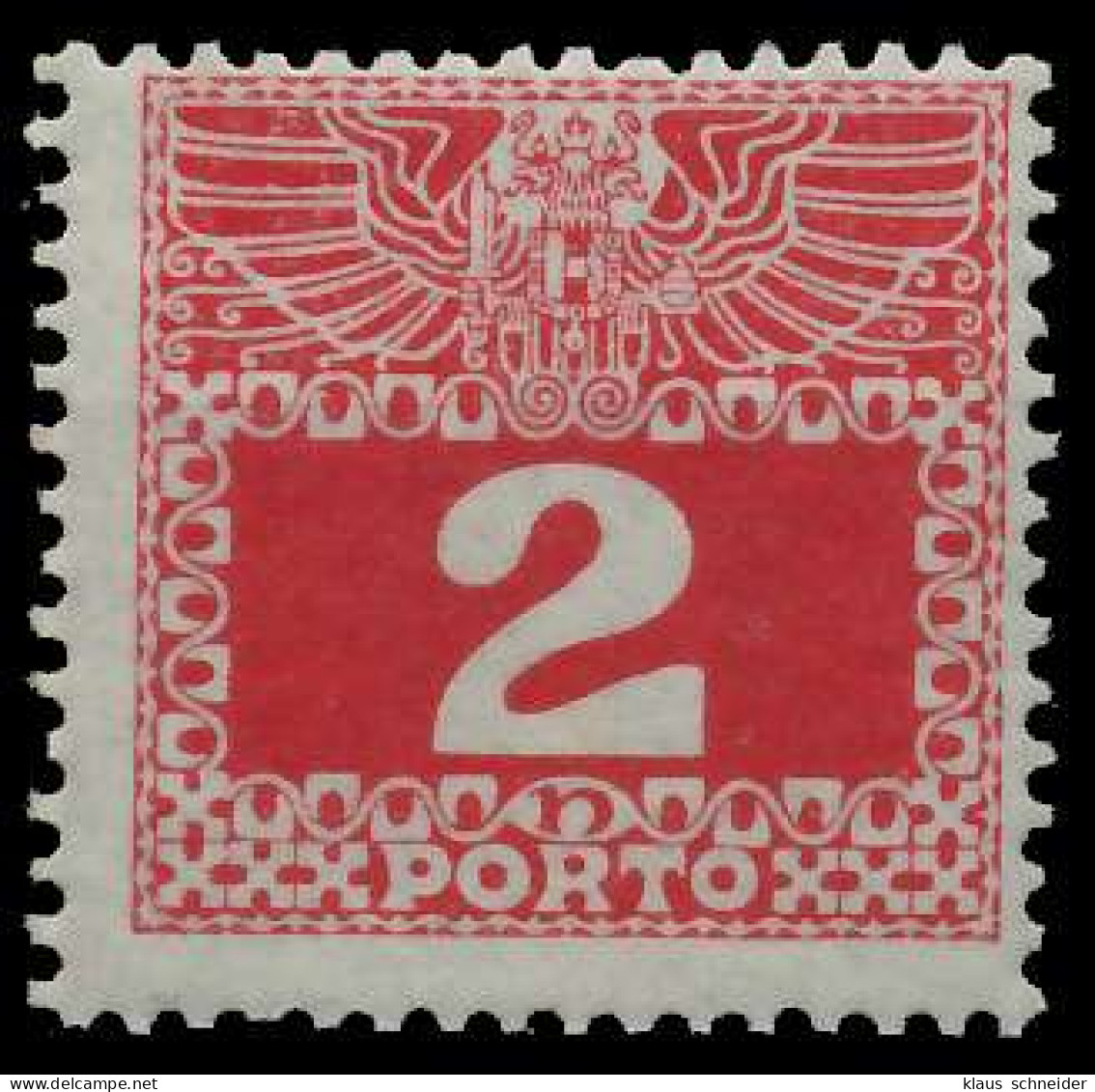 ÖSTERREICH PORTOMARKEN 1908 11 Nr 35y Postfrisch X7428DA - Taxe