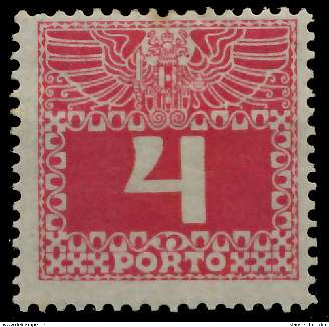 ÖSTERREICH PORTOMARKEN 1908 11 Nr 36y Postfrisch X7428DE - Taxe