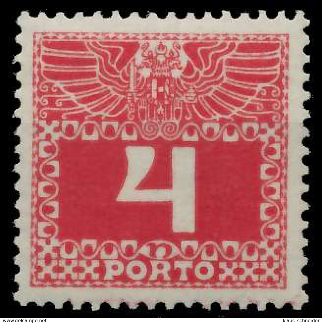 ÖSTERREICH PORTOMARKEN 1908 11 Nr 36z Postfrisch X74291E - Taxe