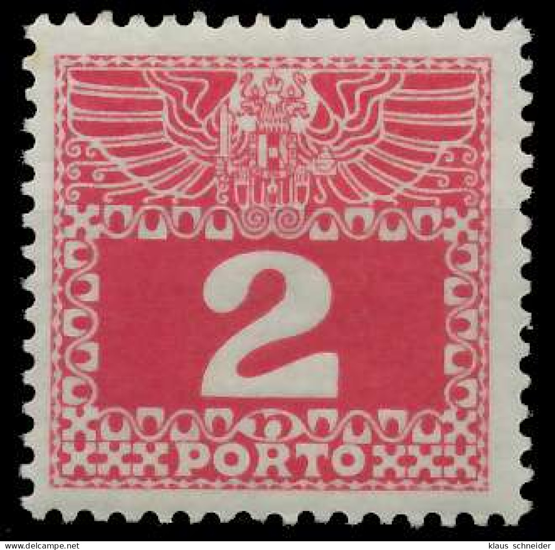 ÖSTERREICH PORTOMARKEN 1908 11 Nr 35z Postfrisch X74291A - Taxe