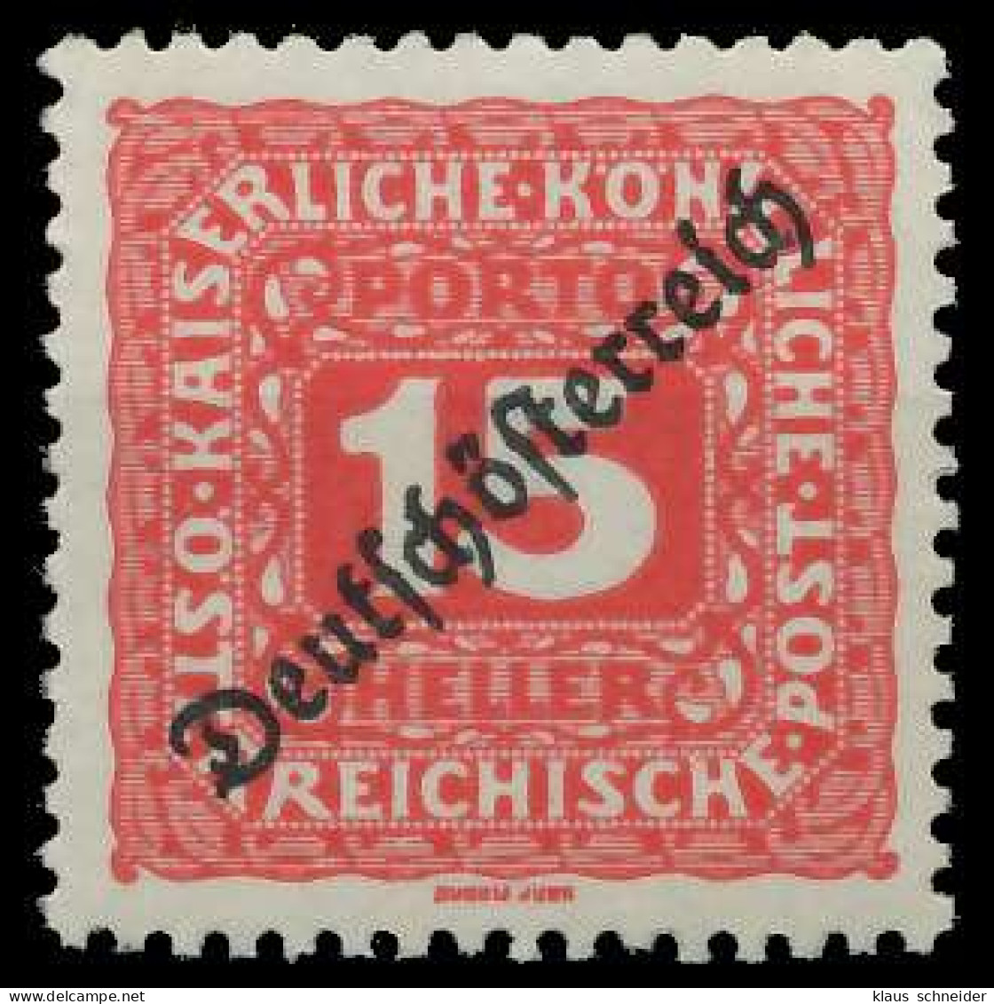 ÖSTERREICH PORTOMARKEN 1919 Nr 66 Postfrisch X742946 - Taxe