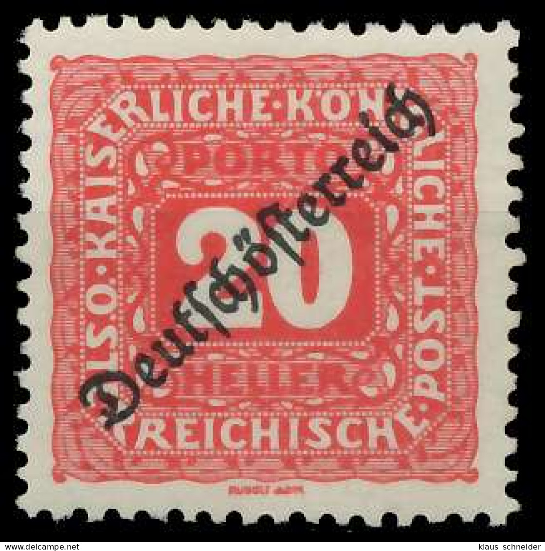 ÖSTERREICH PORTOMARKEN 1919 Nr 67 Postfrisch X74294A - Taxe