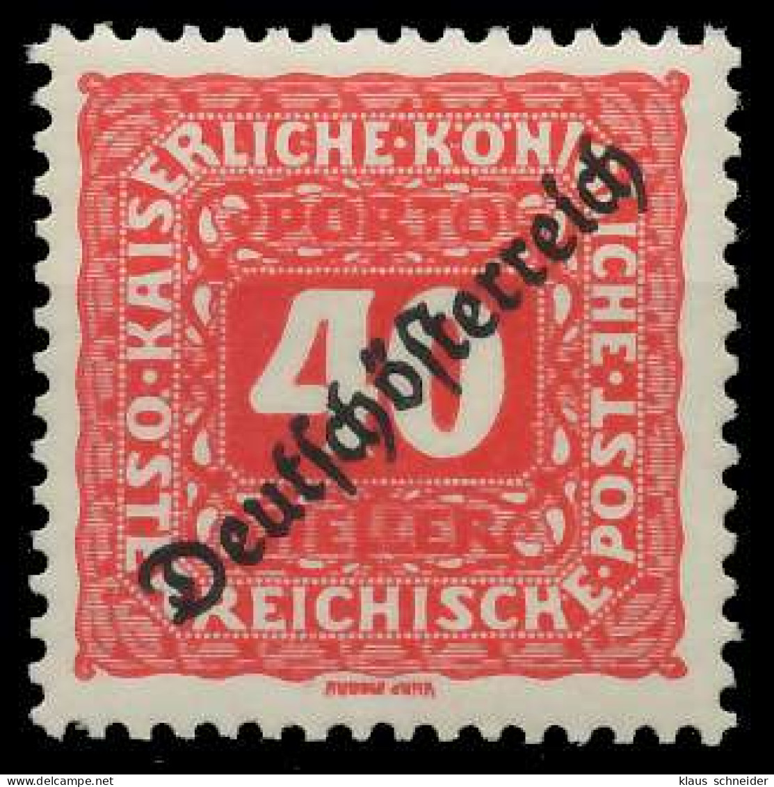 ÖSTERREICH PORTOMARKEN 1919 Nr 70 Postfrisch X74295E - Taxe
