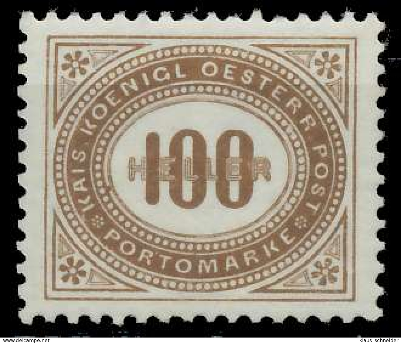 ÖSTERREICH PORTOMARKEN 1900 Nr 33A Ungebraucht X7429F2 - Postage Due